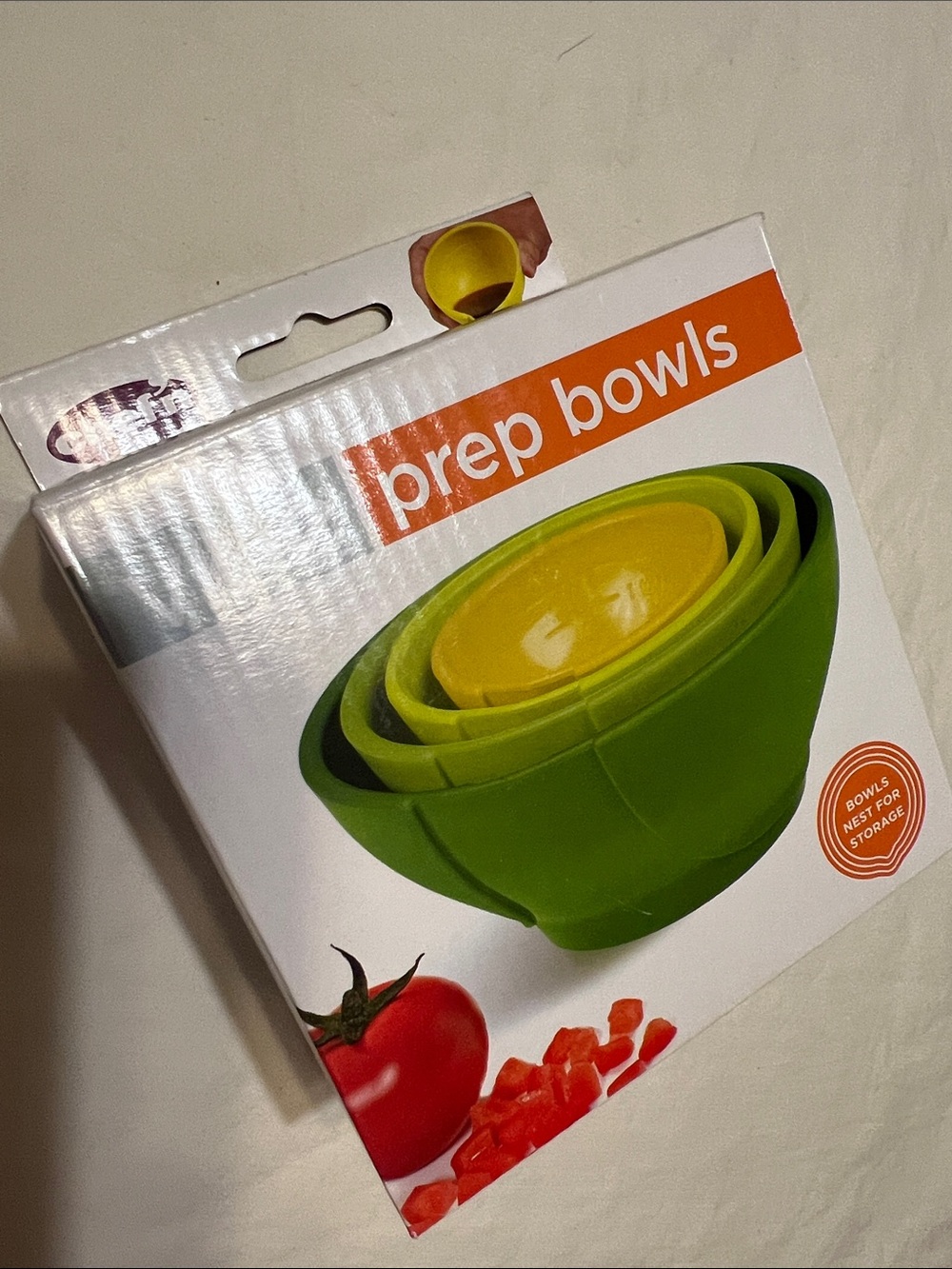 New Vibe Prep Bowls Nesting Set - Green & Yellow